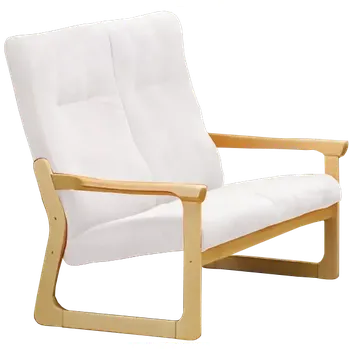 Sedací souprava BE - 2 dvojkřeslo, koženka ROXA 0.01 - koženka bílá