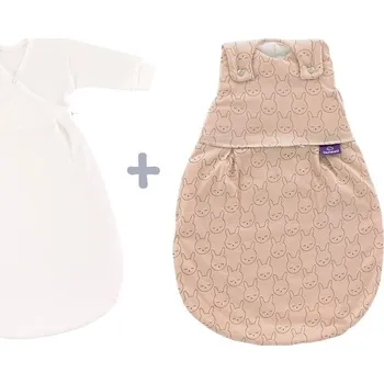 Spacák TRÄUMELAND Spací pytel Liebmich 3dílný set Kuschelhase Beige 62/68