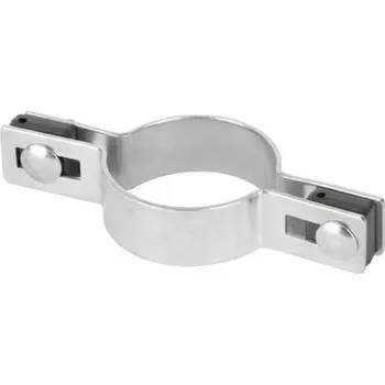 Příslušenství pro plot Objímka Strend Pro EUROSTANDARD, 38 mm, priebežná, pozinkovaná, na okrúhly stĺpik