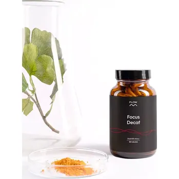 Přírodní produkt Flow Nutrition Nutrition Mindflow Focus Decaf 3.0 bez kofeinu 90 kapslí