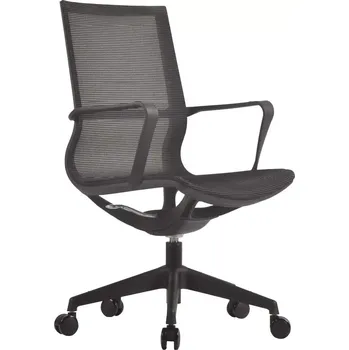 VIKTORIE - B kancelářská židle, černý kříž nylon, mesh černá