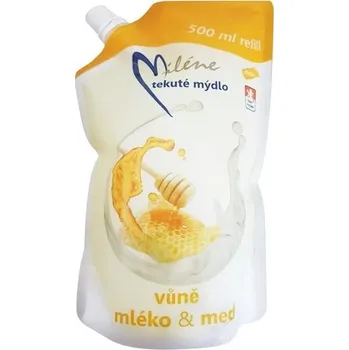 Mýdlo Miléne Mléko a med tekuté mýdlo náhradní náplň 500 ml