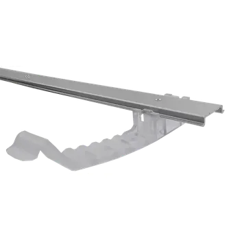 kabelová chránička DK 01 - držák kabelu pod stolovou desku, jednostranný (1x lišta, 4x držák jednostranný)