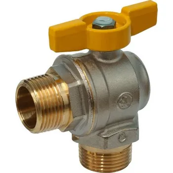 Ventil Giacomini R782G Kulový kohout rohový pro topný plyn 650 °C, závity vnější