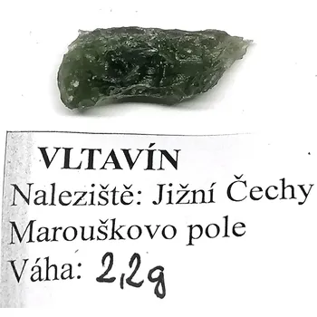 Sběratelství Vltavín z jižních Čech, Marouškovo pole, 2,2g
