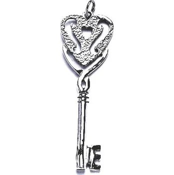 Přívěsek Stříbrný přívěsek 3D klíč - P973 (Stříbrný klíč)