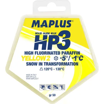 Lyžařský vosk Vosk na lyže Briko Maplus HP3 Solid Yellow 2 -5 až -1°C 50 g