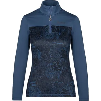 Set dámského termoprádla Dámské funkční tričko s dlouhým rukávem Kilpi LEEMA-W Barva: DBL, Velikost: 34