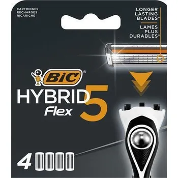 Příslušenství k holicímu strojku Náhradní hlavice do pánského holicího strojku "HYBRID 5", 4 ks, BIC 921179