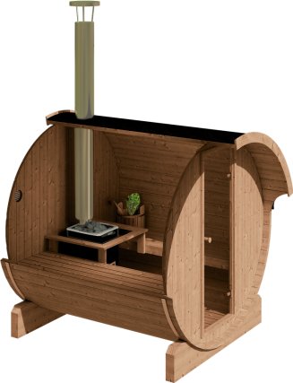 Sudová sauna 220 BOROVICE THERMO, rozložená + Doprava zdarma