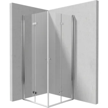 DEANTE/S - Sprchový kout dvojité skládací 90x80 KTSX042P+KTSX041P KERRIA/0398