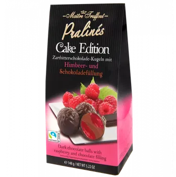 Cukrovinka Maitre Truffout Pralines cake Pralinky - jahoda & cheesecake 148g malina