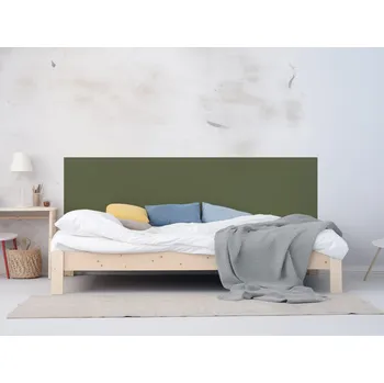 Tapeta FUGU Ochrana stěny za postel - KHAKI 200x65 cm