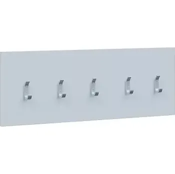 Věšák VN - 06 stěna věšáková 1000x350 mm, 5-háček Laura, bílá