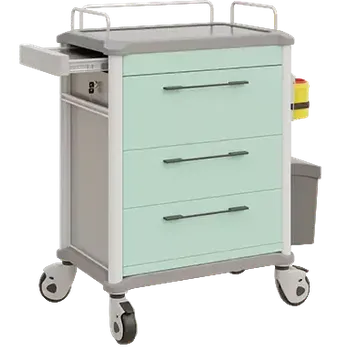 OVM - 23 vozík zdravotnický 3-zásuvkový, zelená