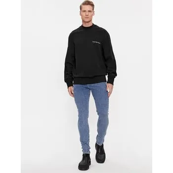 Pánská mikina Calvin Klein Jeans Mikina Institutional J30J324621 Černá Regular Fit XS