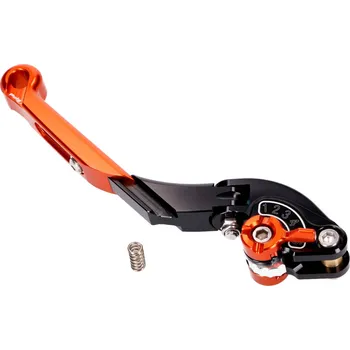 Spojková páčka / levá Puig 2.0 nastavovací, s nastavitelnou délkou, sklopná - oranžová černá PUI29-TNT