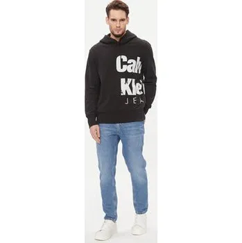 Pánská mikina Calvin Klein Jeans Mikina J30J324108 Černá Regular Fit M