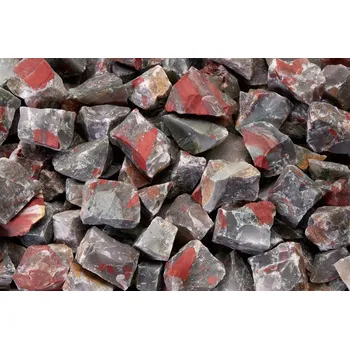 Přírodní kámen Heliotrop surový, JAR, cena za 1 ks