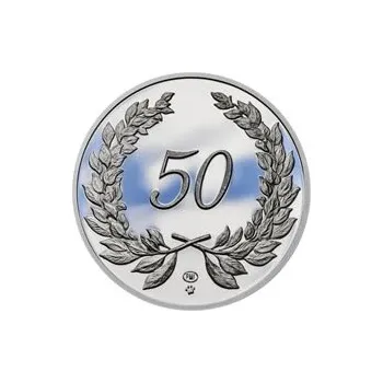 Medaile k životnímu výročí 50 let - 1 Oz stříbro Proof