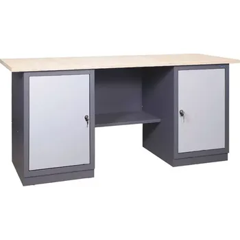 Dílenský stůl SDU 5 200/80 stůl, 2x skříňka, spárovka s. 40 mm