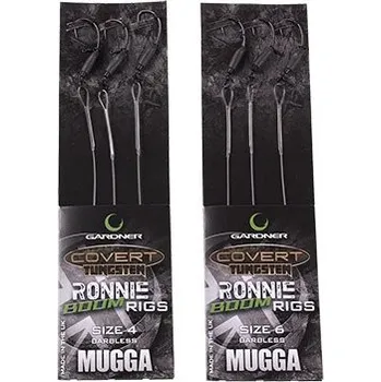 3ks - Návazec Gardner Ronnie Boom Rig bez Protihrotu Vel. 4