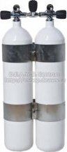 Potápěčská lahev Vítkovice Cylinders DVOJLÁHVE 2 x 7 L 300 bar ROVNÉ DNO
