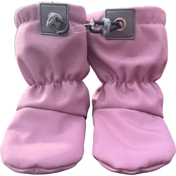 Capáčky Softshellové capáčky s microfleecem světle fialové 0-6 měsíců Fialová