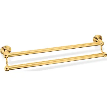 Držák na ručník Decor Walther, Tyč - držák na ručníky Decor Walther Classic dvojitá 60 cm zlatá - Formadore