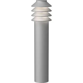 Venkovní osvětlení Louis Poulsen, Zahradní lampa Bysted LED 2700K s kolíkem bez adaptéru L šedá - Formadore