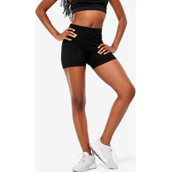 DOMYOS Dámské fitness kraťasy Slim 500 XL ČERNÁ