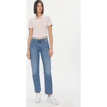 Tommy Hilfiger Polokošile Logo WW0WW41032 Růžová Slim Fit S