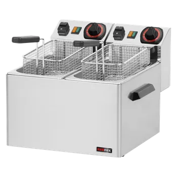 fritéza Fritéza elektrická dvojitá 0,42 kW/l, 5+5 l stolní 230 V | REDFOX - FE 44