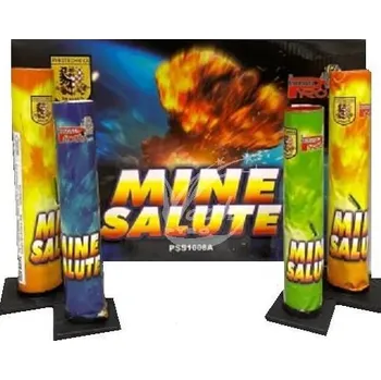 Zábavní pyrotechnika Výmetník - Mine Salute (10ks) 25mm + 30mm