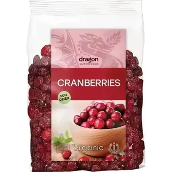 Sušené ovoce Smart Organic Bio brusinky s jablečnou šťávou 100 g