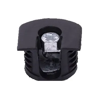 Nábytkové kování SE02 Excentr policový 20x14mm černá (SE02 Excentr policový 20x14mm černá)