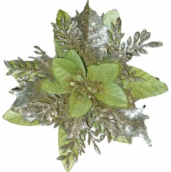 Vánoční dekorace Shengruili 12 kusů vánočních květin 12 ks