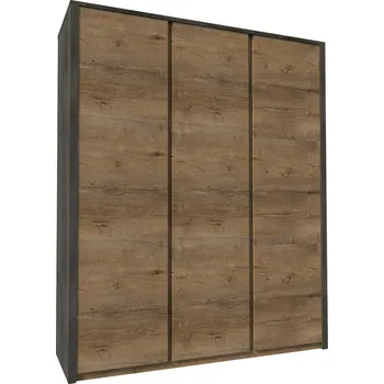 Šatní skříň MONTANA s | šatní skříň S3D | 166 cm | lefkas/smooth grey