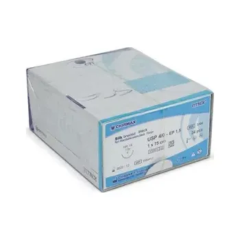 Chirurgická jehla Silk braided GR20 1,5EP 4/0 1x75cm 24ks