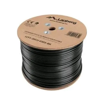 Síťový kabel Lanberg LCU5-30CU-0305-BK networking cable 305 m Cat5e U/UTP (UTP) Black