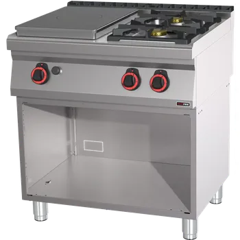 Sporák Sporák tálový plynový 3x hořák s podestavbou | REDFOX - STP 70/80 G