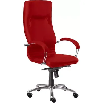 Křeslo RIMINI křeslo čalouněné, koženka červená