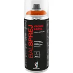 BALSPREJ vrchní univerzální akrylová barva ve spreji, RAL 2009 oranžová dopravní, 400 ml
