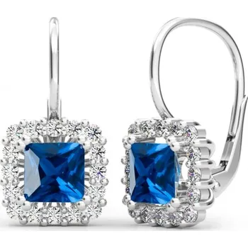 Náušnice Couple, Elegantní náušnice Clarissa, bílé zlato se zirkony, 585-66-3-0252.1B00.0.00.102.08