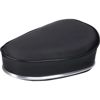 Sedlo na kolo OEM Standard Sedlo černé s chrom obrubou, 22mm objímka, moped 44277