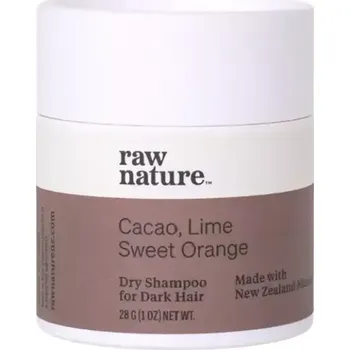 Šampon Raw Nature Suchý šampon pro tmavé vlasy 28 g