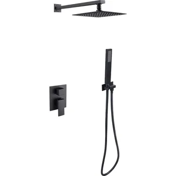 Sprchový set BESCO - Podomítkový sprchový set SLIM MODERN/VARIUM II Černá BABPMVIICZ