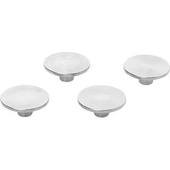 Magnetická kreslící tabulka Audo Copenhagen, Magnetky By Lassen stříbrné 4 ks - Formadore