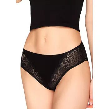 Dámské spodní prádlo Dámské klasické kalhotky BBL 163 BABELL Barva: černá, Velikost: XL