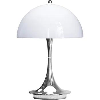 Lampička Louis Poulsen, Bezdrátová lampa Panthella s indukčním nabíjením bílo-stříbrná - Formadore